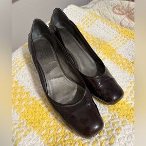 Paolo Brown Patent Leather Shoes